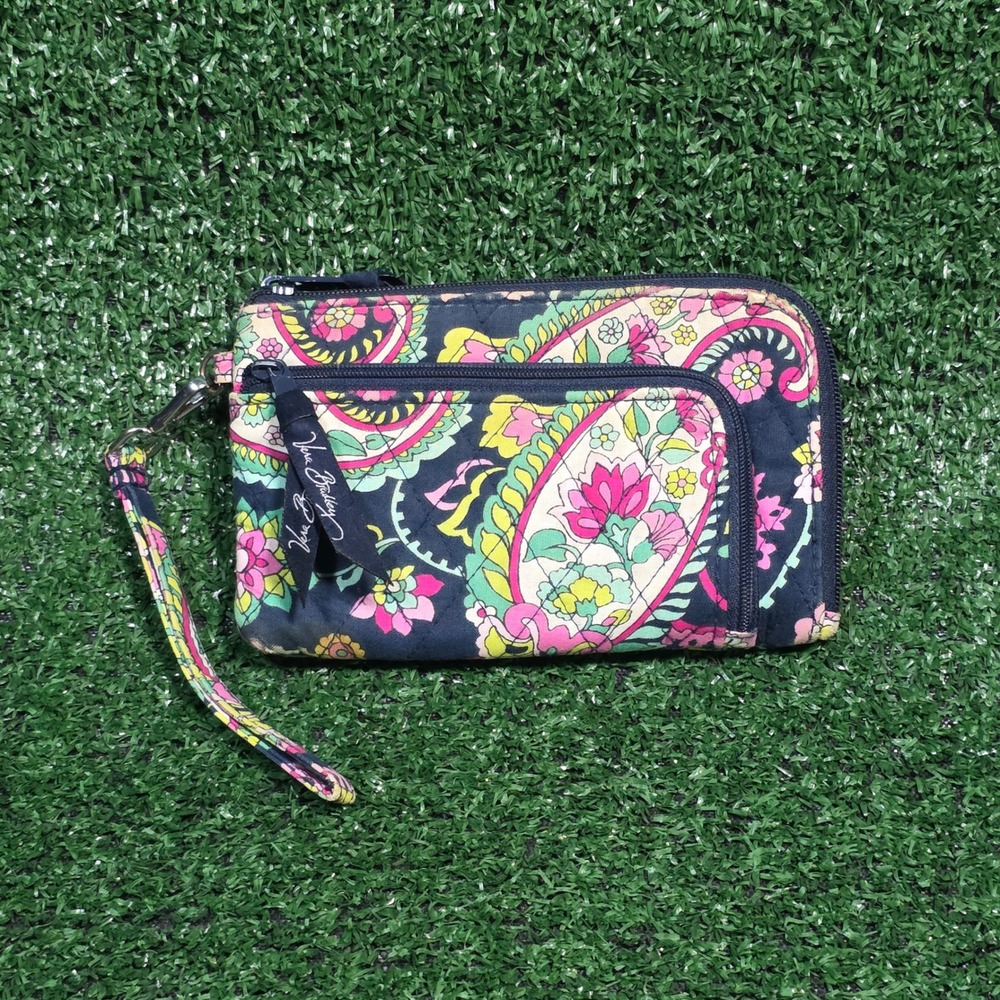 Vera Bradley Zip Zip Wristlet in Painted Paisley